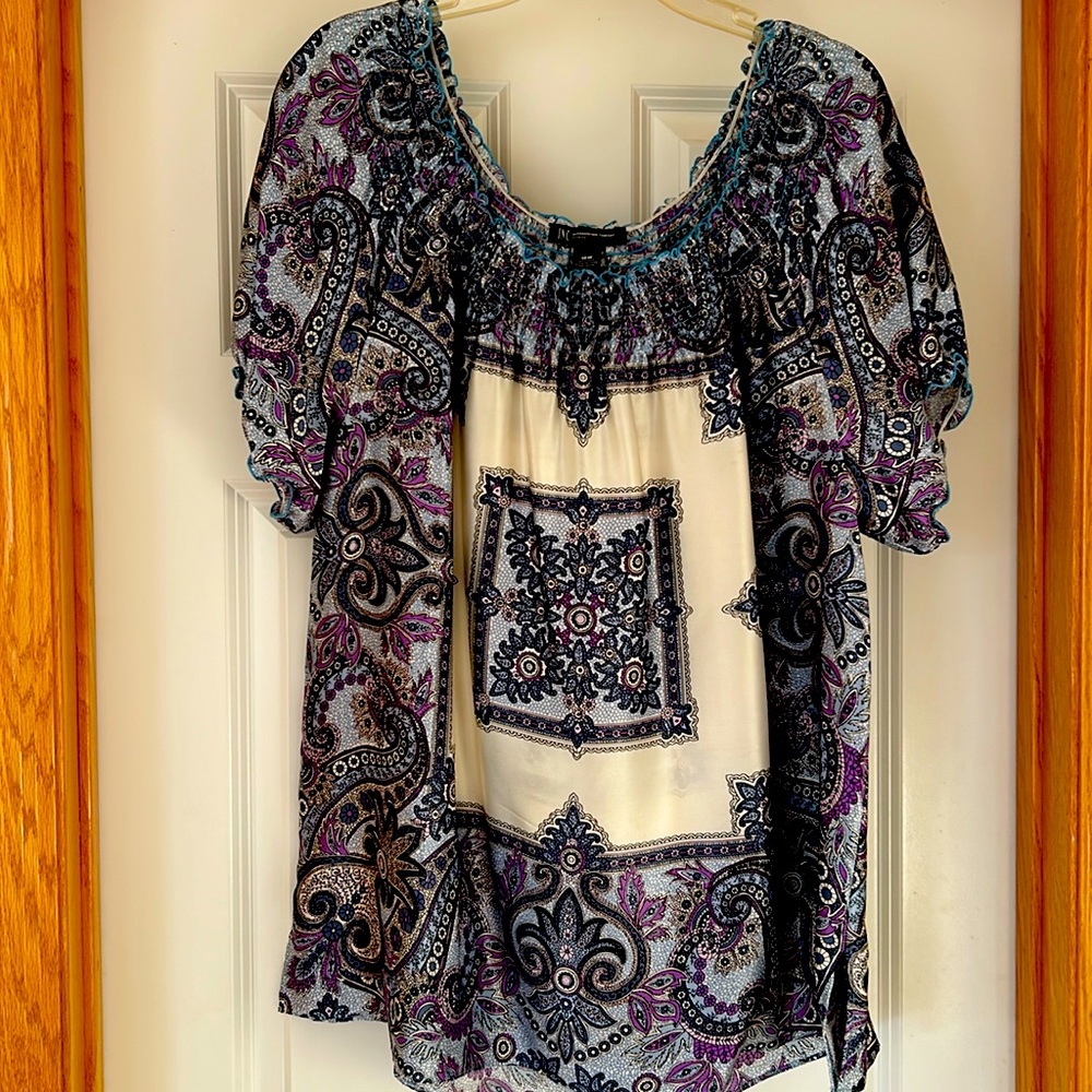 Silk blouse size 16 Pre owned